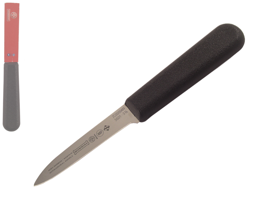 Mundial 5600 Series 3" Paring Knife (Black Handle)
