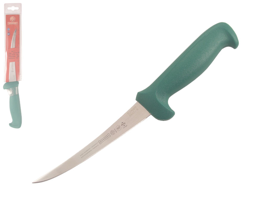Mundial 56076GR 6" Curved Semi-Stiff Boning Knife (Green Handle)