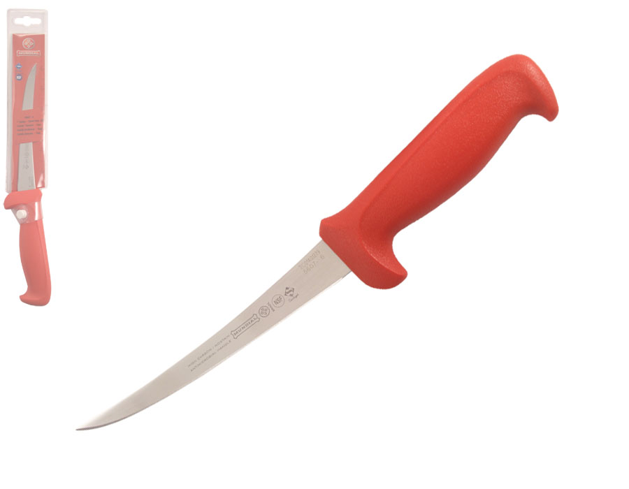 Mundial 56076RED 6" Curved Semi-Stiff Boning Knife (Red Handle)