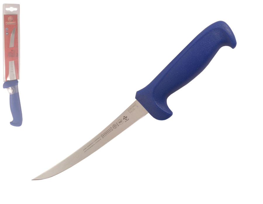 Mundial 5600 Series 6" Curved Flexible Boning Knife (Blue Handle)