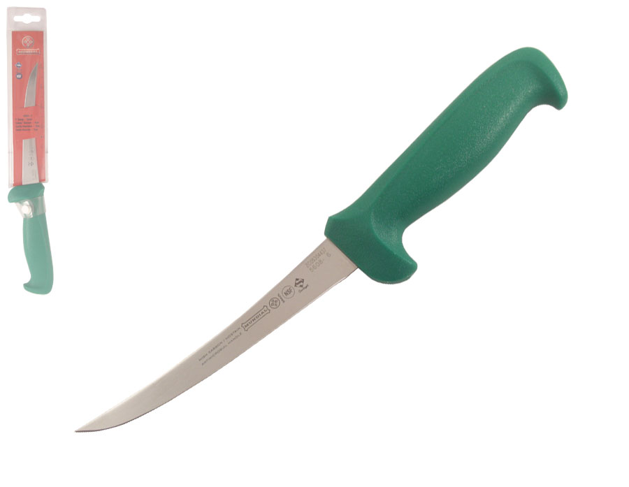 Mundial 5600 Series 6" Curved Flexible Boning Knife (Green Handle)