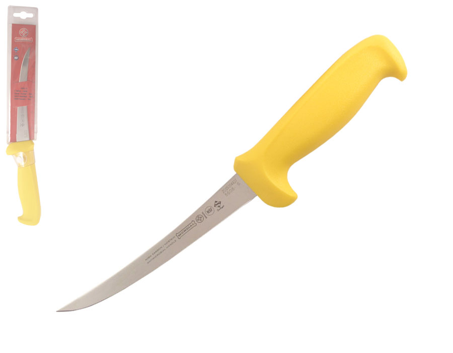 Mundial 5600 Series 6" Curved Flexible Boning Knife (Yellow Handle)