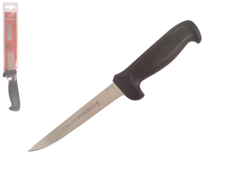Mundial 5600 Series 6" Stiff Boning Knife (Black Handle)