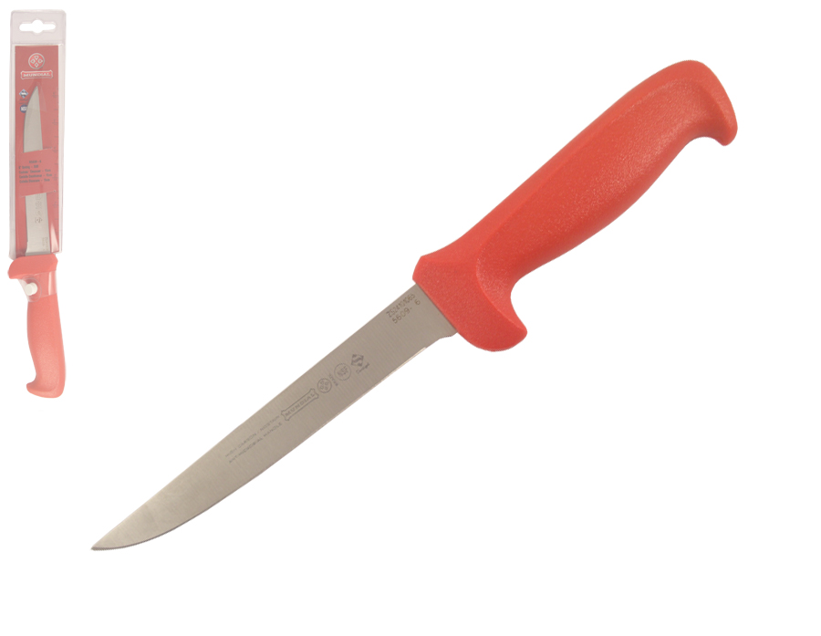 Mundial 5600 Series 6" Stiff Boning Knife (Red Handle)