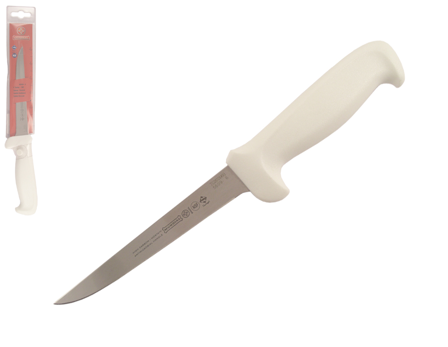 Mundial 5600 Series 6" Stiff Boning Knife (White Handle)