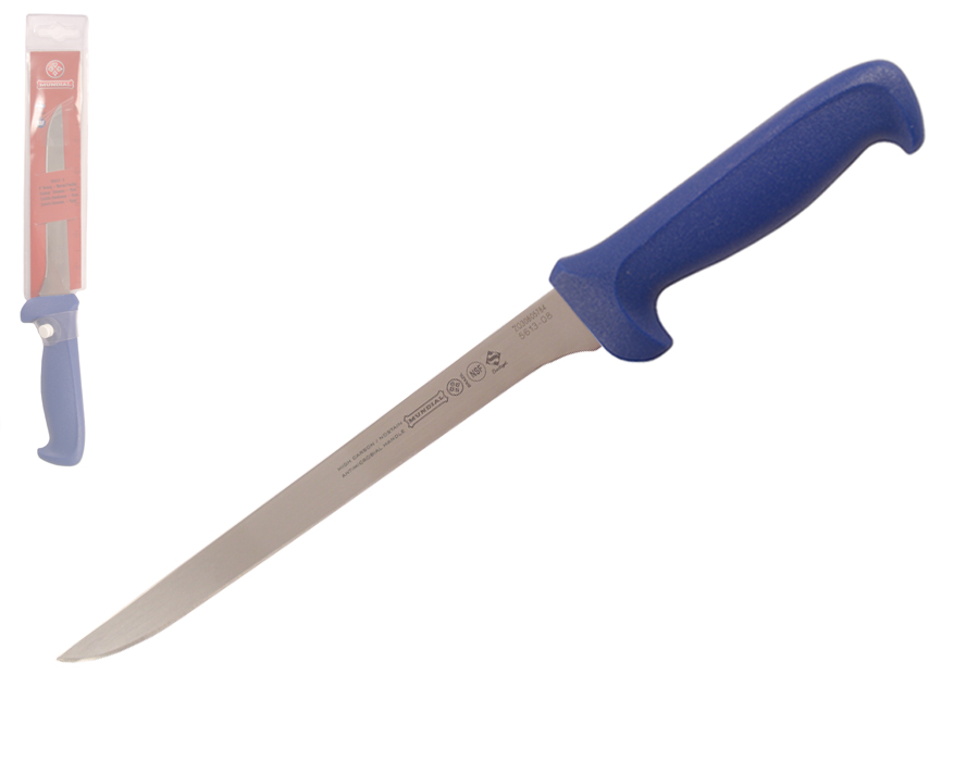 Mundial 5600 Series 8" Narrow Flexible Boning Knife (Blue Handle)