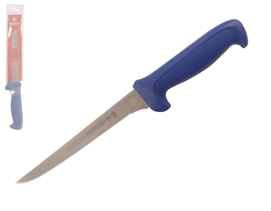 Mundial 5600 Series 6" Narrow Stiff Boning Knife (Blue Handle)