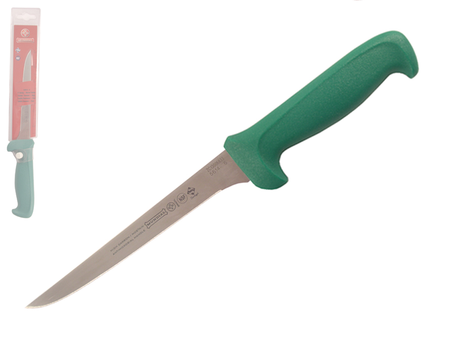 Mundial 5600 Series 6" Narrow Stiff Boning Knife (Green Handle)