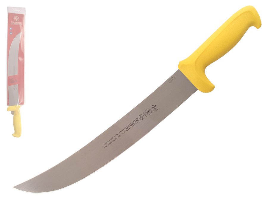 Mundial 5600 Series 12" Cimeter Knife (Yellow Handle)