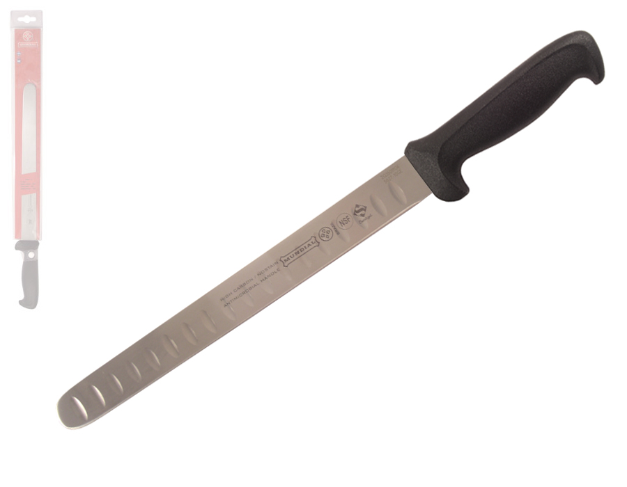 Mundial 5600 Series 10" Hollow Edge Slicing Knife (Black Handle)