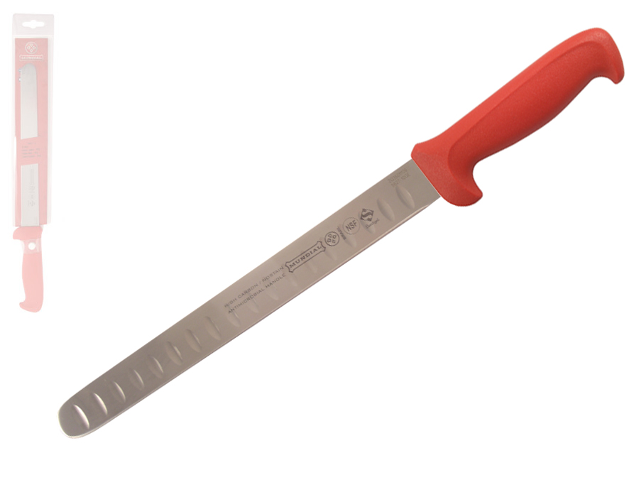 Mundial 5600 Series 10" Hollow Edge Slicing Knife (Red Handle)