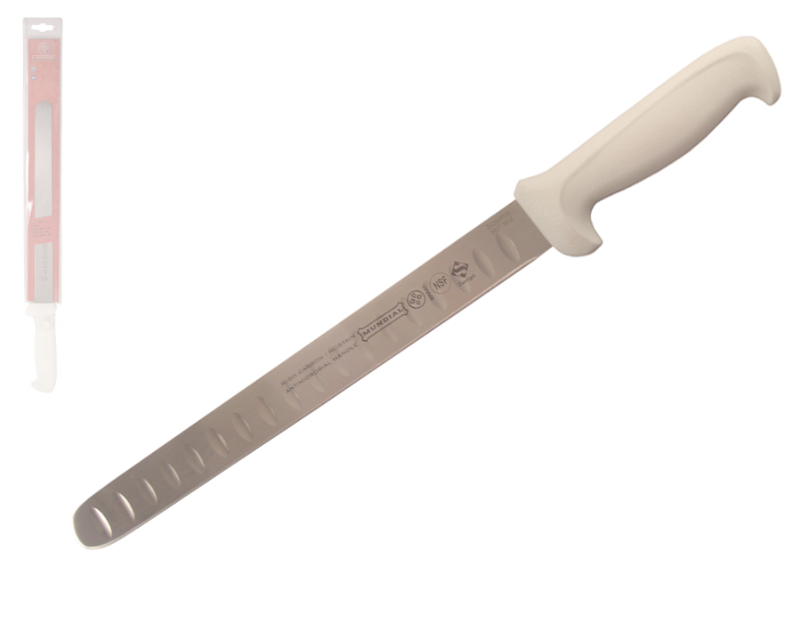 Mundial 5600 Series 10" Hollow Edge Slicing Knife (White Handle)