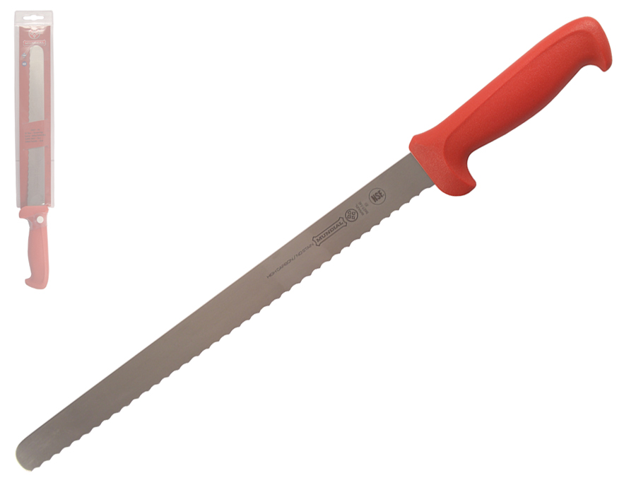 Mundial 5600 Series 14" Serrated Edge Slicing Knife (Red Handle)
