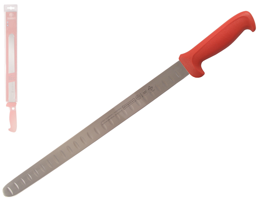 Mundial 5600 Series 14" Hollow Edge Slicing Knife (Red Handle)