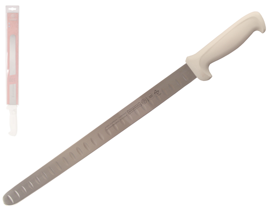 Mundial 5600 Series 14" Hollow Edge Slicing Knife (White Handle)