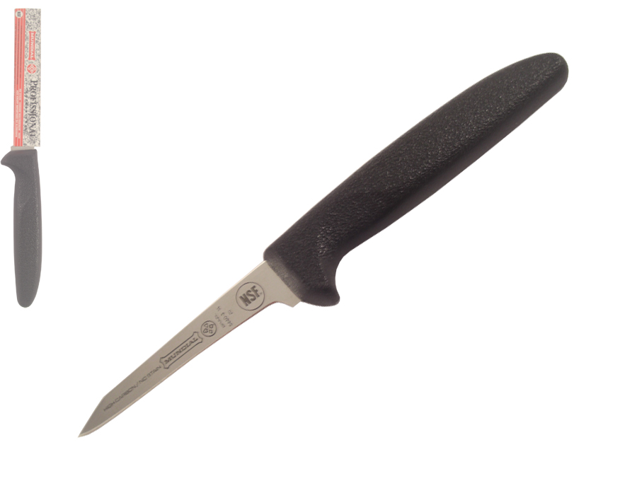 Mundial 5600 Series 3" Slant Point Boning Knife (Black Handle)