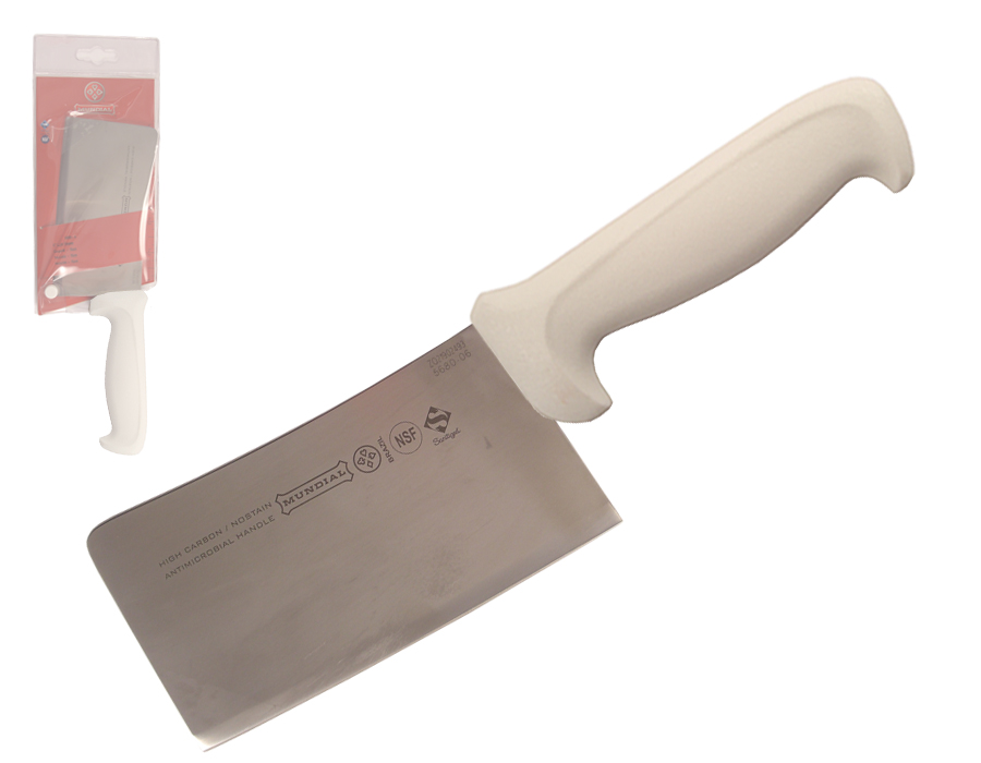 5680 6" LIGHT CLEAVER WHITE HANDLE