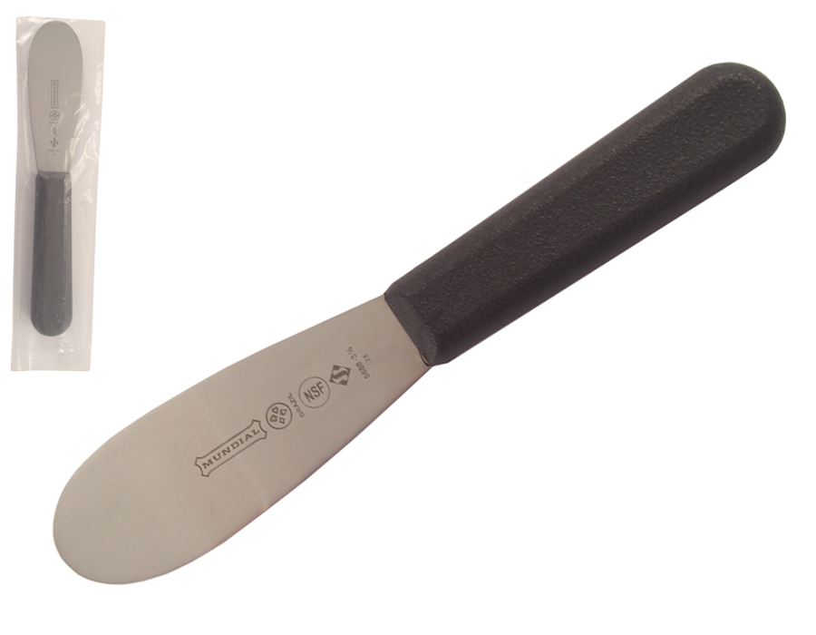 Mundial 5600 Series 3.50" Sandwich Spreader (Black Handle)