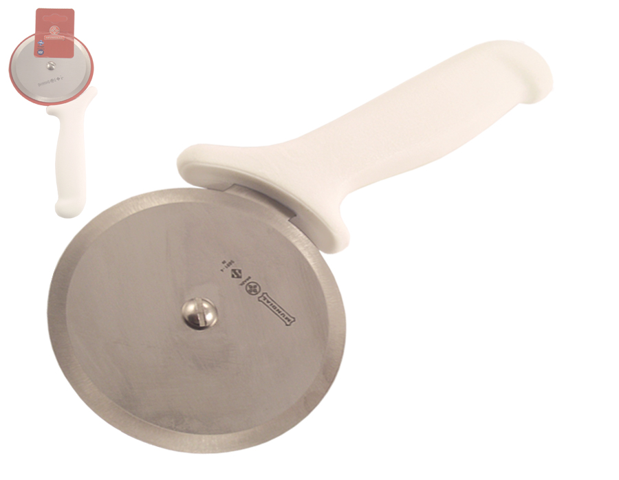 5691-4 4" PIZZA CUTTER WHITE HANDLE