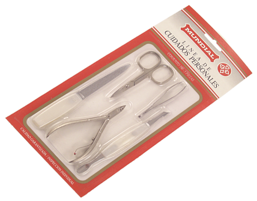Mundial Classic Line 5 Piece Manicure Set