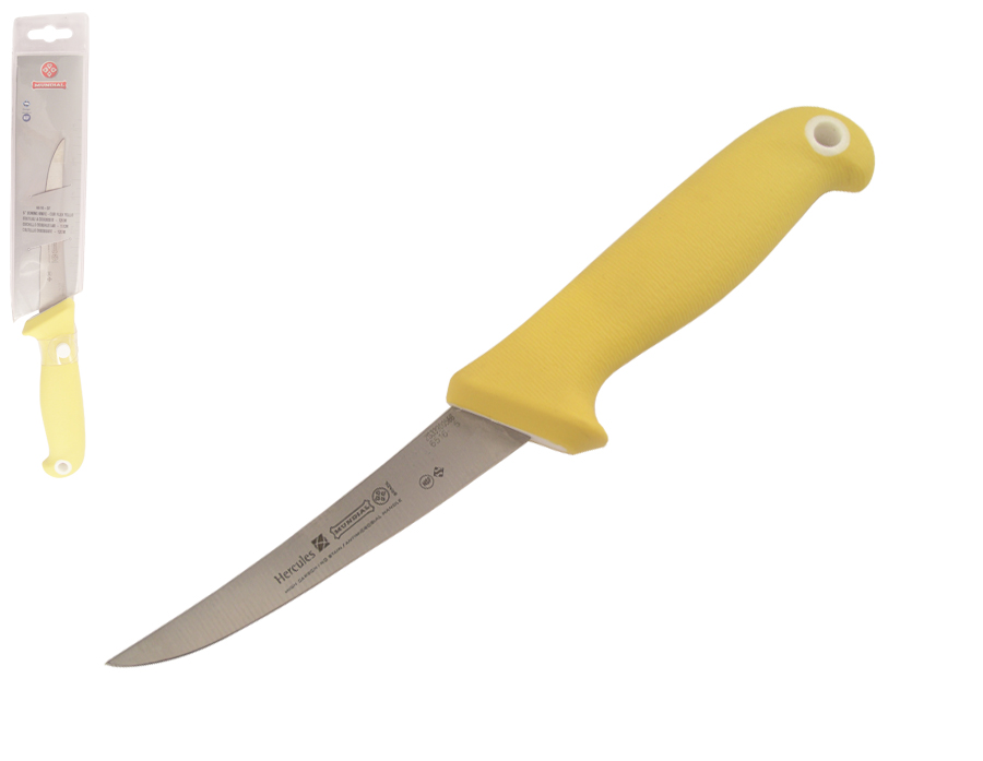 Mundial UltraGrip 5" Curved Flexible Boning Knife (Yellow Handle)