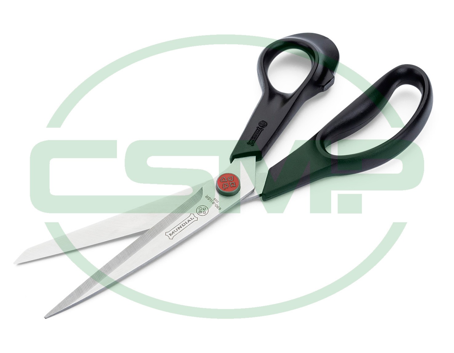 690 9-1/2" SERRATED SHARP SCISSOR MUNDIAL RED DOT