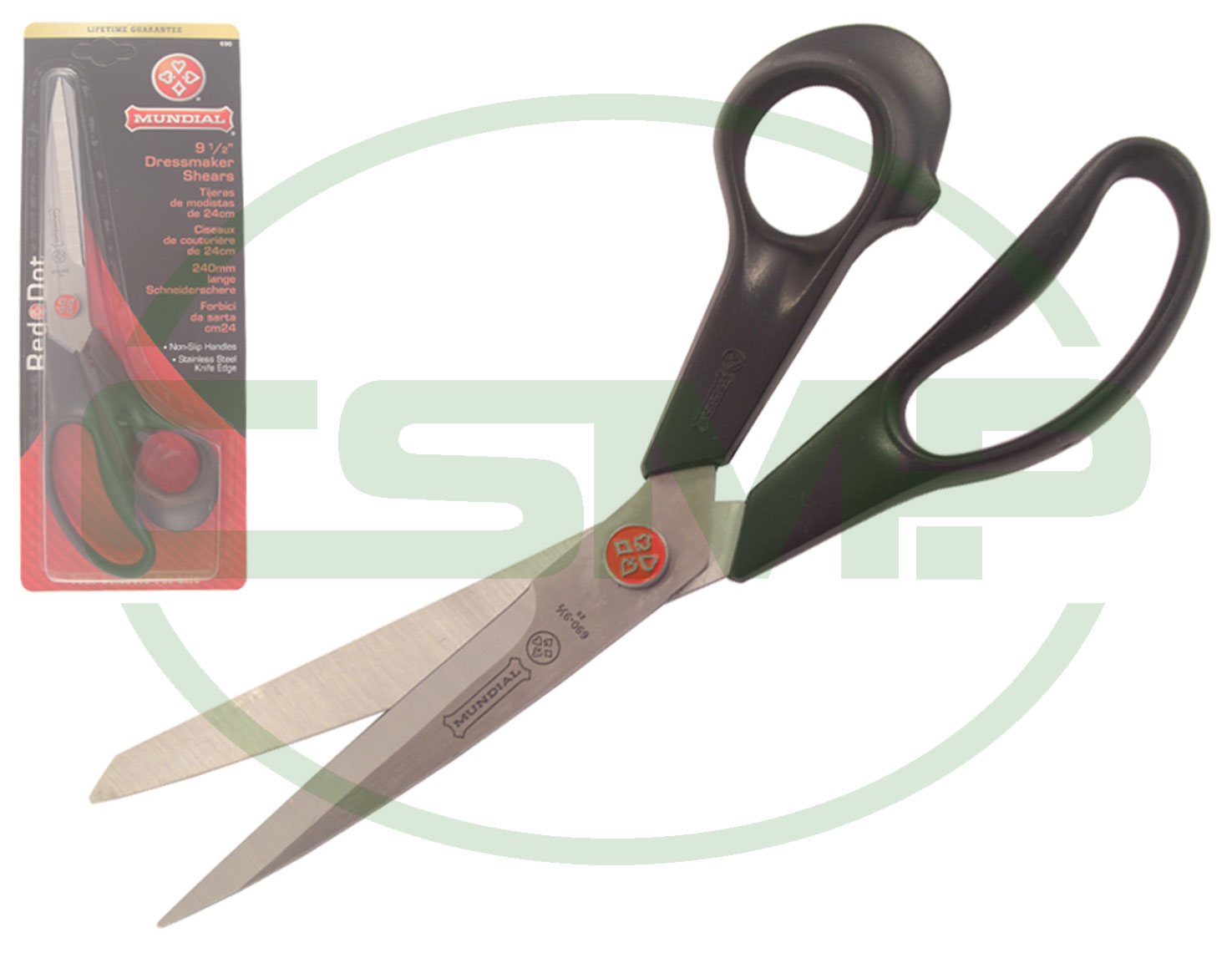 690 9-1/2" MULTI-USE SCISSOR MUNDIAL RED DOT