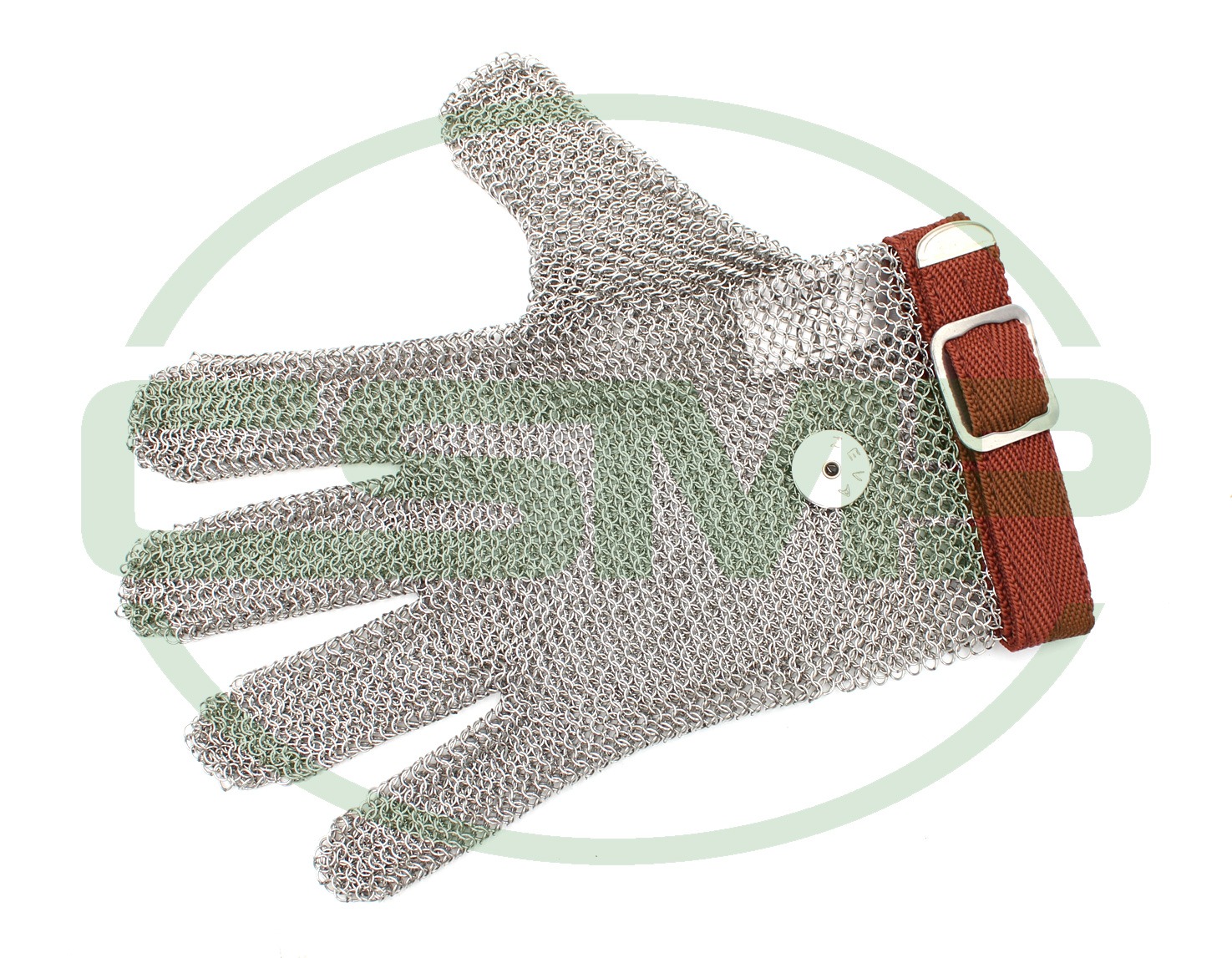 ZEVA 5 FINGER CHAINMAIL GLOVE BROWN PETITE