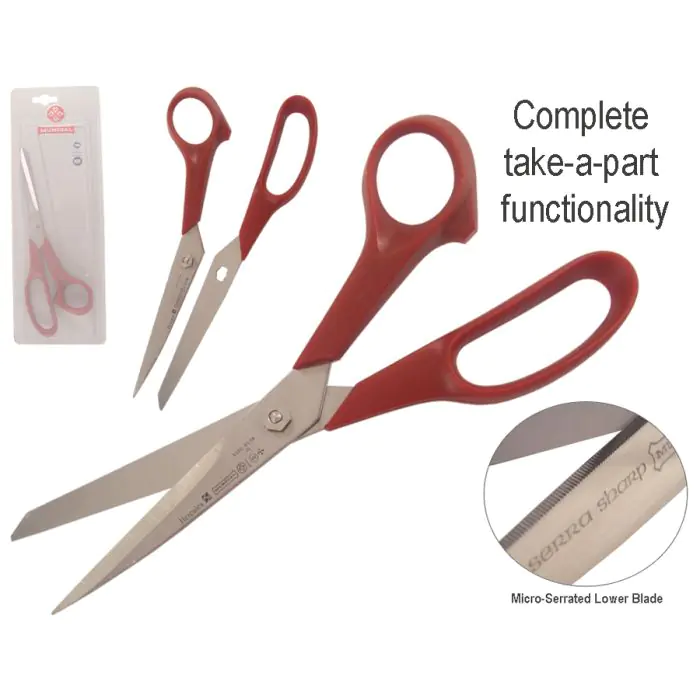 5560 8 1 2 SR SCISSOR RED HANDLES