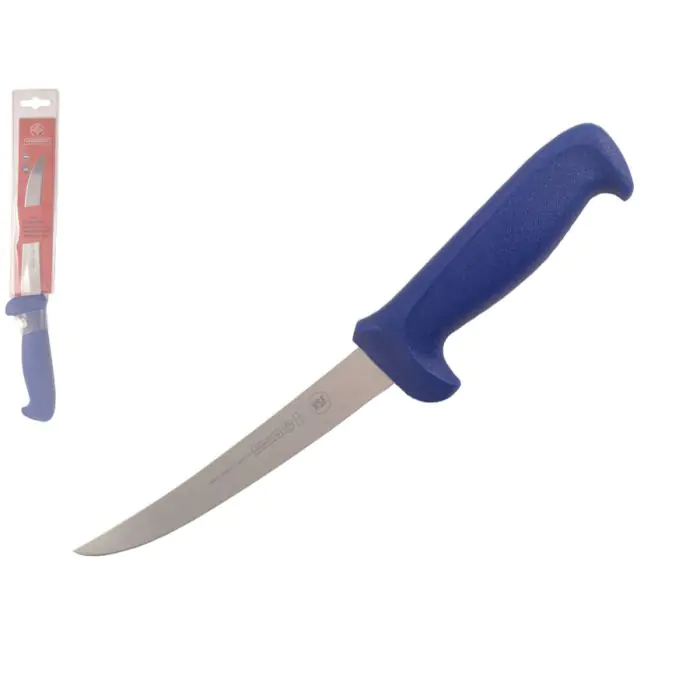 Mundial 56166BE 6" Curved Semi-Stiff Boning Knife (Blue Handle) Mundial 56166BE 6" Curved Semi-Stiff Boning Knife (Blue Handle)