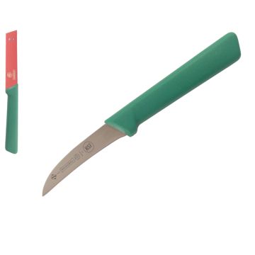 541 3" PEEL/TURN KNIFE GREEN HANDLE