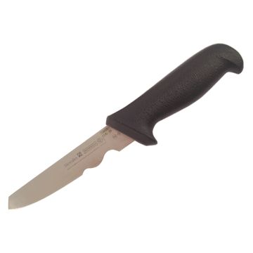 Mundial 5500 Series 5" Double Notched Boning Knife (Black Handle)