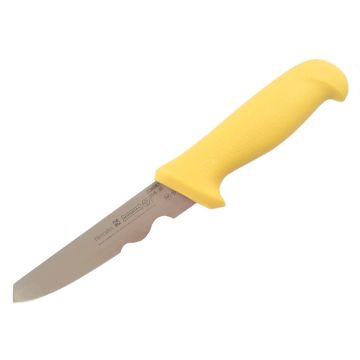 Mundial 5500 Series 5" Double Notched Boning Knife (Yellow Handle)