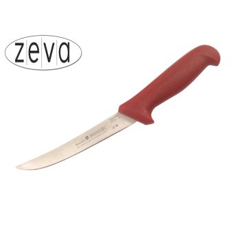 Mundial 5500 Series 6" Wide Curved Boning Knife (Red Handle)
