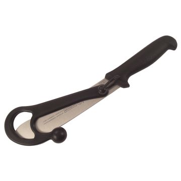 Mundial 55258BKWG 8" Butcher's Knife with Attachment (Black Handle)