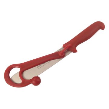 Mundial 55258REDWG 8" Butcher's Knife with Attachment (Red Handle)