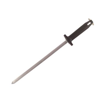 5540-12" SHARPENING STEEL - BLACK HANDLE