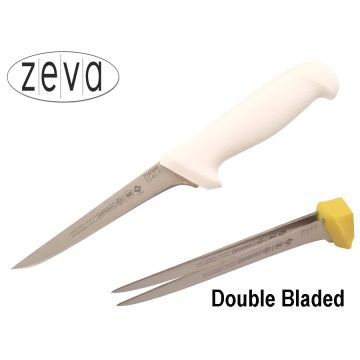 Mundial 5500 Series 5" Double Bladed Boning Knife (White Handle)