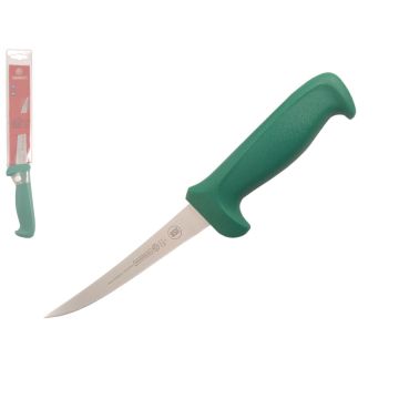 Mundial 5600 Series 5" Curved Semi-Stiff Boning Knife (Green Handle)
