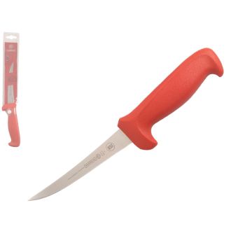 Mundial 5600 Series 5" Curved Semi-Stiff Boning Knife (Red Handle)