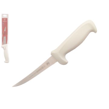 Mundial 5600 Series 5" Curved Semi-Stiff Boning Knife (White Handle)