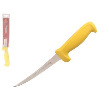 Mundial 56076YE 6" Curved Semi-Stiff Boning Knife (Yellow Handle)