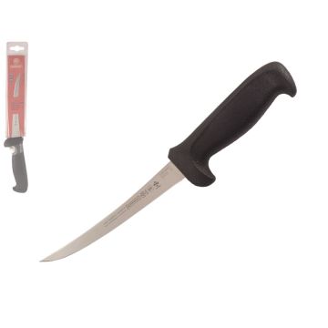 Mundial 5600 Series 6" Curved Flexible Boning Knife (Black Handle)