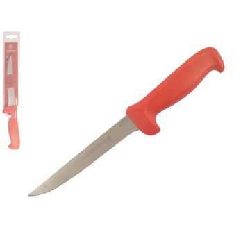 Mundial 5600 Series 6" Stiff Boning Knife (Red Handle)