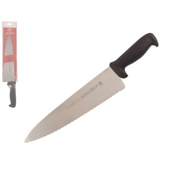 Mundial 5600 Series 10" Serrated Edge Cook's Knife (Black Handle)