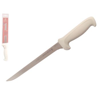 Mundial 5600 Series 8" Narrow Flexible Boning Knife (White Handle)