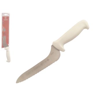 Mundial 5600 Series 7" Offset Serrated Edge Sandwich Knife (White Handle)