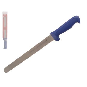 Mundial 5600 Series 10" Serrated Edge Slicing Knife (Blue Handle)