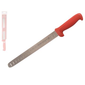 Mundial 5600 Series 10" Hollow Edge Slicing Knife (Red Handle)