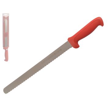 Mundial 5600 Series 12" Serrated Edge Slicing Knife (Red Handle)